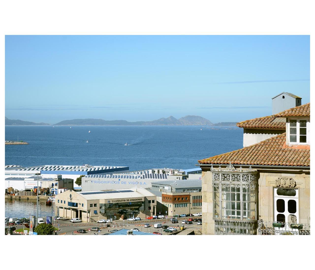 Ferienwohnung Preciosas Vistas Y A Estrenar En El Casco Viejo Centro Ciudad Vigo Exterior foto