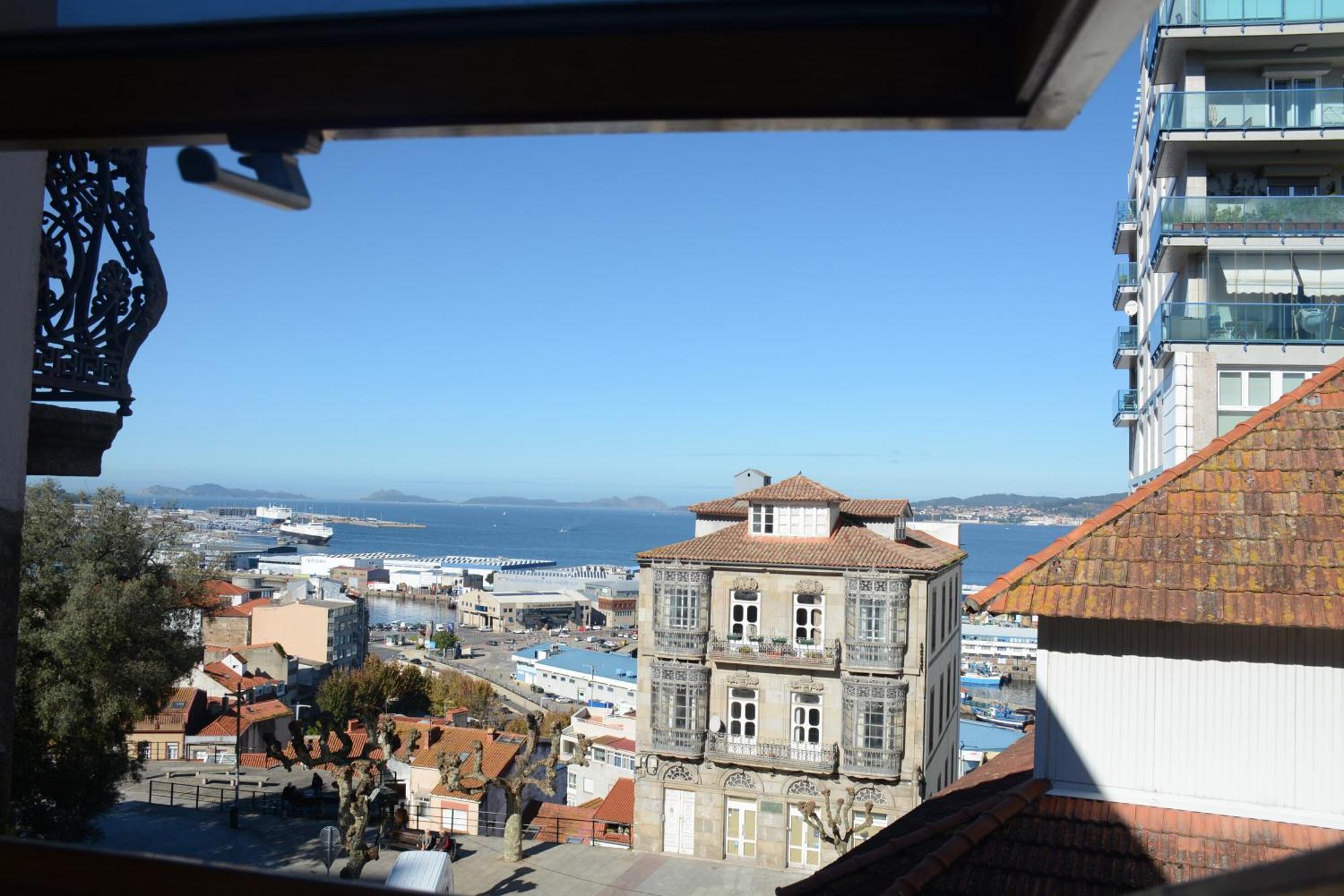 Ferienwohnung Preciosas Vistas Y A Estrenar En El Casco Viejo Centro Ciudad Vigo Exterior foto