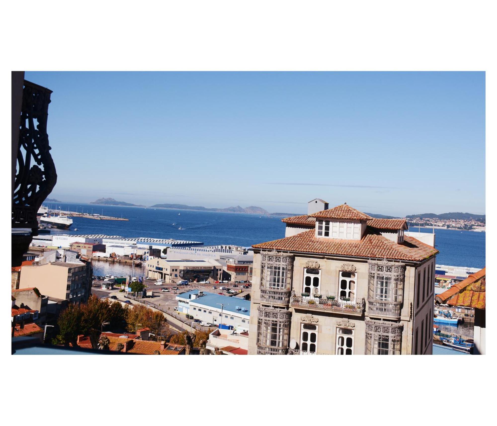 Ferienwohnung Preciosas Vistas Y A Estrenar En El Casco Viejo Centro Ciudad Vigo Exterior foto